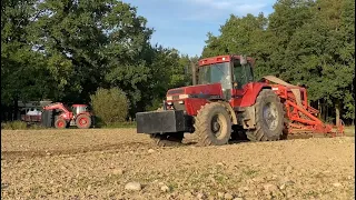 Setí ječmene 2022 | Case Magnum 7240 Pro + Kuhn Venta AL402 | Zetor Forterra 120HSX | Original sound