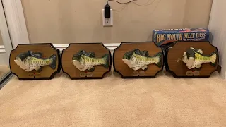 FOR SALE Gemmy 1999 Big Mouth Billy Bass Singing Fish x4