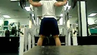 3/27/11, squat 185x10 with band