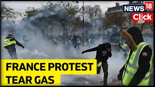 French Unions Protest Around Paris On New Day Of Strikes Over Macron Government Pensions Reform Plan