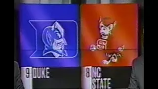 1995 03 09 ACC tournament 1st Rd. Duke vs NC State