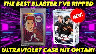 *🚀🤯 INSANE CASE HIT! SHOHEI OHTANI ULTRAVIOLET REFRACTOR 🎯 2023 TOPPS CHROME BASEBALL BLASTER