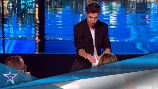 This INCREDIBLE 15y.o MAGICIAN Makes the Cards Travel! | Auditions 8 | Spain's Got Talent Season 5