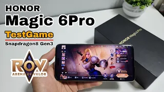 HONOR Magic 6Pro TestGame ROV Snapdragon8 Gen3 คือดีมาก!