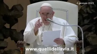 4 gennaio 2023 - Papa Francesco - Catechesi sul Discernimento. 14. L’accompagnamento spirituale