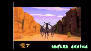 Lion King Game - Level 4 - THE STAMPEDE - Playthrough