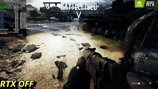 Battlefield V Ultra Settings 2560x1440 RTX ON VS OFF | RTX 2080 Ti | i7 8700K 5.3GHz