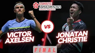 Victor Axelsen VS Jonatan Christie Final Japan Open 2023 Single