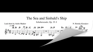 Rimsky-Korsakov "Scheherazade" op.35 - The Sea and Sinbad's Ship - lead sheet video