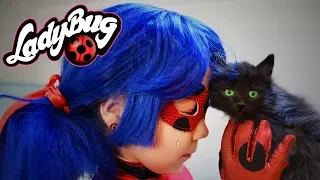 Ladybug fell in love with Cat Noir! But they can not be together! This is the end of the cartoon!