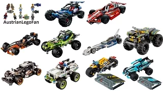 All Lego Technic Action Cars ever made - Lego Speed Build Review