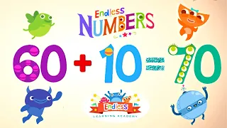 Endless Numbers 70 | Learn Number Seventy| Fun Learning for Kids