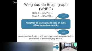 deBGR: An Efficient and Near Exact Representation of the Weighted deBruijn Graph