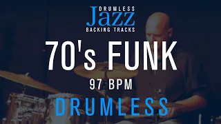 70's Funk Drumless Backing Track | 97 Bpm