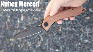 Kubey Merced Folding Knife 1 Minute Preview | Atlantic Knife