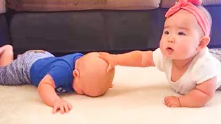 Twin Babies Everyday Fighting Videos You could not watch without laugher