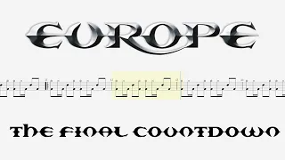 Europe - The Final Countdown (Drum Notation) By @chamisdrums #chamisdrums #drumtabs #drums