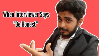 When Interviewer Says "Be Honest" ll Telugu Comedy Vines ll Saihemanthworld