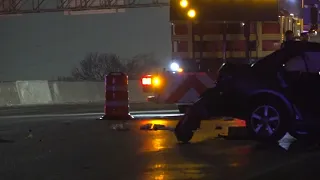 Raw video: Driver dies after slamming into TxDOT trailer on 610 East Loop