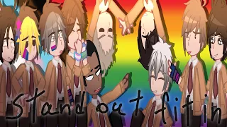 “STAND OUT FIT IN”||GCMV|| Inarizaki ||🏳️‍🌈Pride month special!!🏳️‍🌈