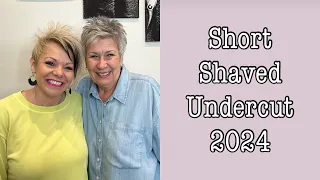 Revolutionize Your Hairstyle: Short Shaved Undercut Pixie for Women Over 60