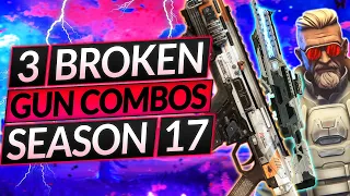 3 BEST GUN COMBOS for SEASON 17 - NEW Weapon Loadouts MUST ABUSE - Apex Legends Guide