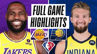 Indiana Pacers vs. Los Angeles Lakers Full Game Highlights | 2021-22 NBA Season