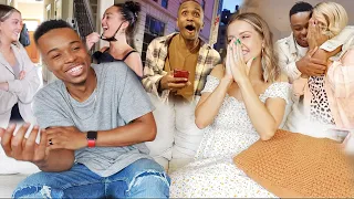 TELLING OUR FAMILY & FRIENDS WE'RE PREGNANT! *Emotional*
