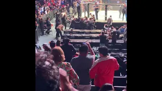 UFC MEXICO - Jeremy Stephens escorted out of the arena
