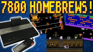 23 MUST-SEE NEW! 7800 Homebrew Games!