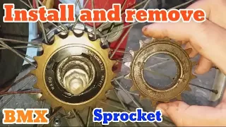 Paano magtanggal ng sprocket ng bmx | How to remove sprocket bmx