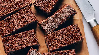 Dark Chocolate Amaranth Bars (Vegan, Gluten-Free) | Minimalist Baker Recipes