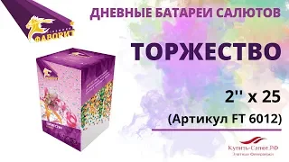 Дневной фейерверк ТОРЖЕСТВО (2''х25) FT 6012