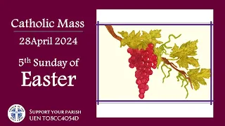 Catholic Mass - Fifth Sunday of Easter 28 April 2024 - LIVESTREAM