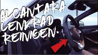 Bekommen wir mein Performance Alcantara Lenkrad sauber? Alcantara Reinigung mit SONAX!