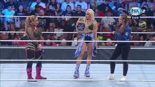 Ronda Rousey & Natalya confrontan a Liv Morgan - WWE Smackdown 08/07/2022 (En Español)