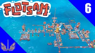 Flotsam Gameplay Showcase - Drifters Building the Floating City of Recycleton - Episode 6