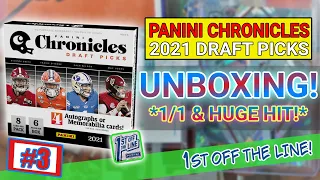 *MAC JONES FOTL CRACKED ICE HIT & FIRST QB 1/1!!* (FOTL Hobby) 2021 Panini Chronicles Draft Picks