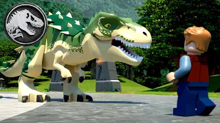 Este dinosaurio bebé es un GRAN problema | LEGO JURASSIC WORLD: LEYENDA DE LA ISLA NUBLAR