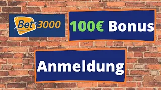 Bet3000 | Anmeldung - Bonus | Wettanbieter