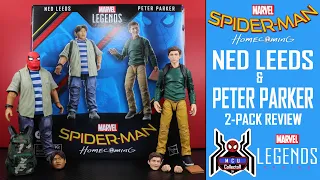 Marvel Legends NED LEEDS & PETER PARKER Spider-Man Homecoming MCU Beyond Amazing 60th 2-Pack Review