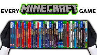 Unboxing The Evolution of Minecraft (2013 - 2023) All The Games + Rare That I Could FInd ASMR