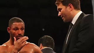 EDDIE HEARN IMMEDIATE REACTION TO ERROL SPENCE KNOCKING OUT BROOK; REVEALS BROKEN EYE SOCKET IN 7TH