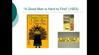 "A Good Man is Hard to Find" Notes