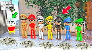 GTA 5 : Shinchan Playing Hide And Seek With Colourful Little Singham In GTA 5 || Little Singham