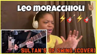 LEO MORACCHIOLI | SULTANS OF SWING (metal cover feat. Mary Spender)  REACTION