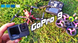 GoPro 9 - Тесты стабилизации и удержания горизонта, съемка с квадрокоптера теперь как с подвесом?