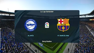 PES 2021 | Deportivo Alaves vs FC Barcelona - Spain La Liga | 31/10/2020 | 1080p 60FPS