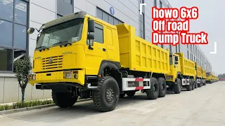 Brand New SINOTRUK HOWO 6X6 Off Road Dump Trucks 22 Units to Africa