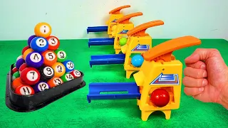 Pool Marble Run Race ASMR # 3 ☆ Prepared to Blast Off ☆ Creative Healing Sound Machine DIY Build